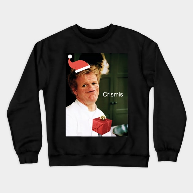 Gordon Ramsay Crismis Christmas Sosig Crewneck Sweatshirt by Nova5